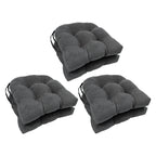 Coussins de chaise d'intérieur en microsuède en forme de U de 16 pouces (lot de 2, 4 ou 6)