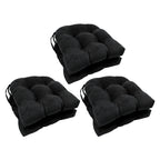 Coussins de chaise d'intérieur en microsuède en forme de U de 16 pouces (lot de 2, 4 ou 6)