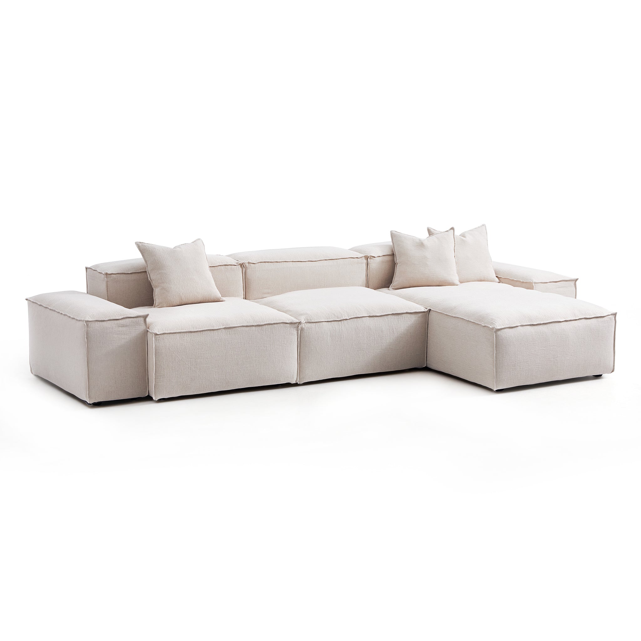 Freedom Modular Gray Sectional Sofa