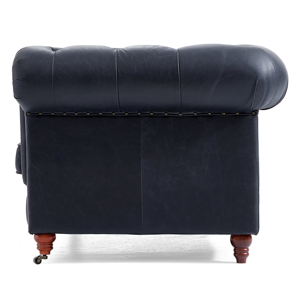 Durango Chesterfield Top Grain Leather Tufted Sofa