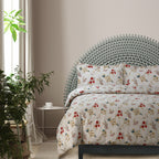 Parure de lit surdimensionnée en flanelle de coton confortable 170 g/m²