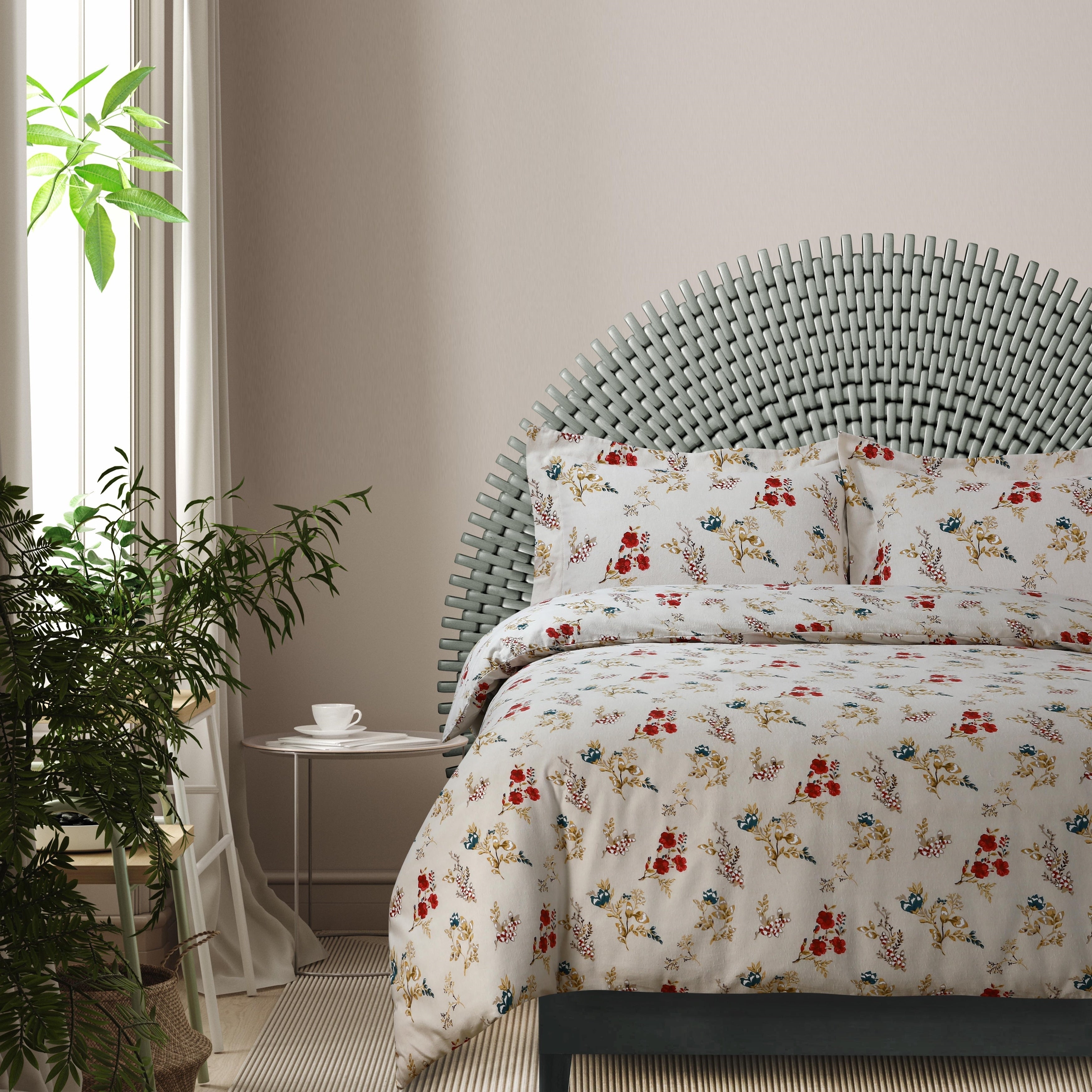 Parure de lit surdimensionnée en flanelle de coton confortable 170 g/m²