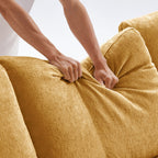 Le canapé d'angle beige Empress