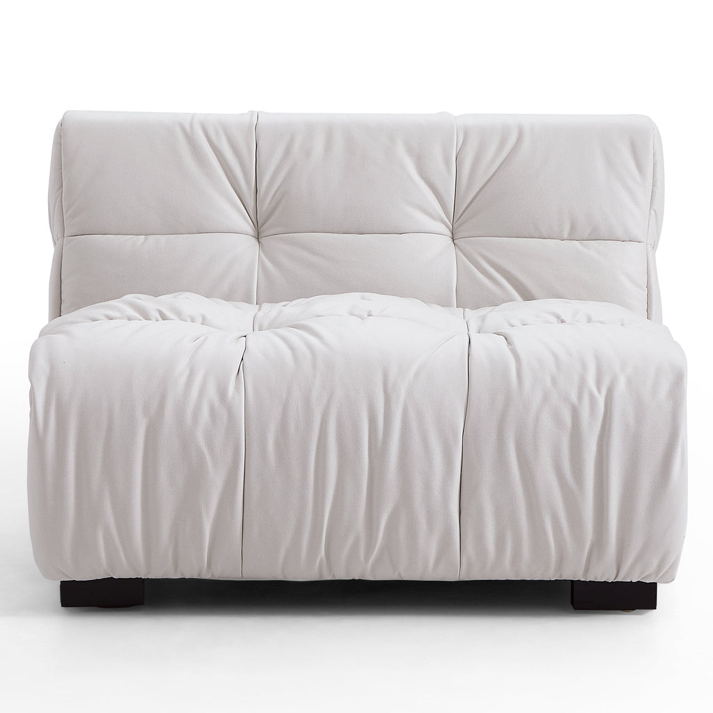 Boba Black Leathaire Sectional
