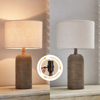 Ensemble de lampes de table de ferme KAWOTI avec ampoules LED (lot de 2) - L 26,7 x H 47,7 cm