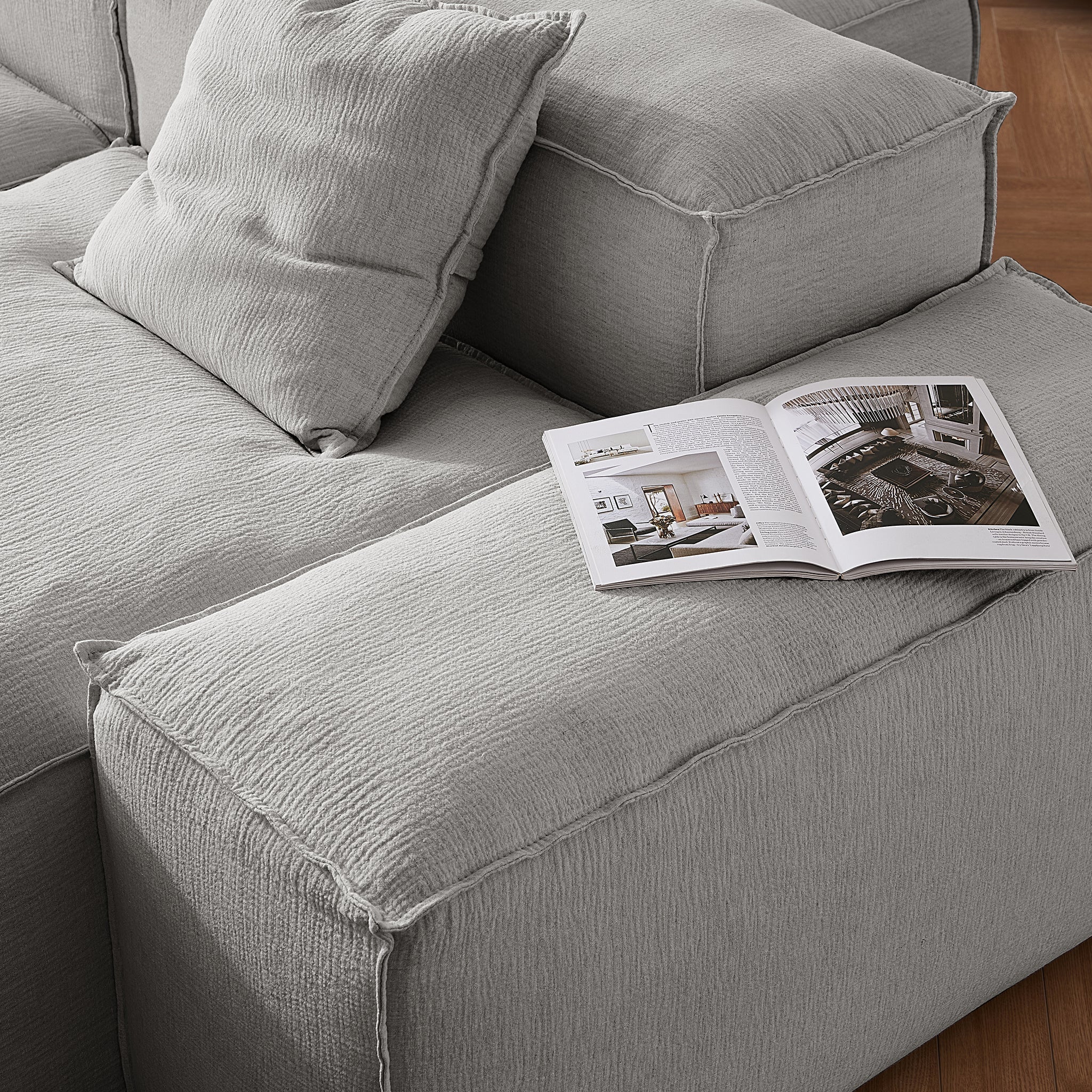 Canapé sectionnel double face Freedom Modular Kaki