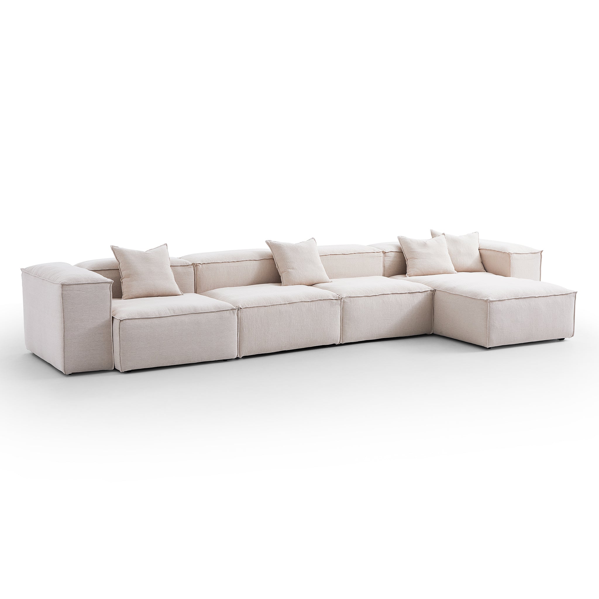 Freedom Modular Gray Sectional Sofa