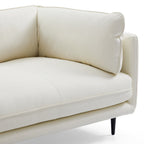 Vanilla Brown Leather Sofa