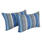 19-inch by 11-inch Outdoor Throw Pillows (Set of 2, Multiple Patterns) - 19 x 11