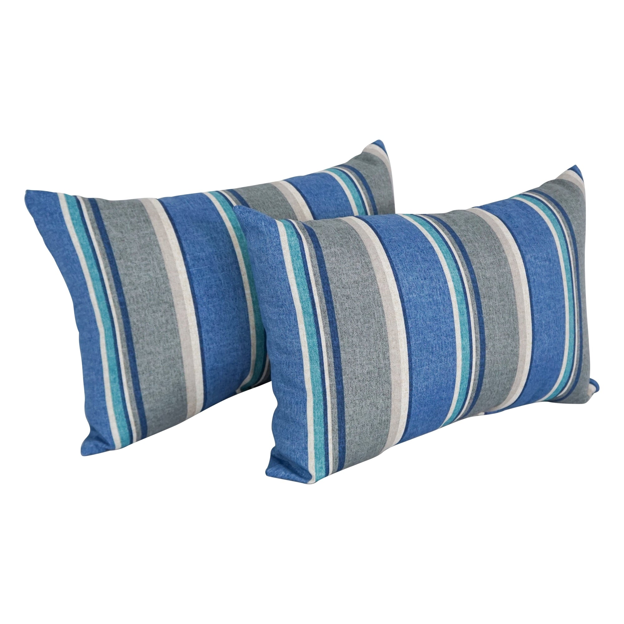 19-inch by 11-inch Outdoor Throw Pillows (Set of 2, Multiple Patterns) - 19 x 11