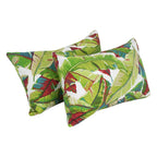 19-inch by 11-inch Outdoor Throw Pillows (Set of 2, Multiple Patterns) - 19 x 11