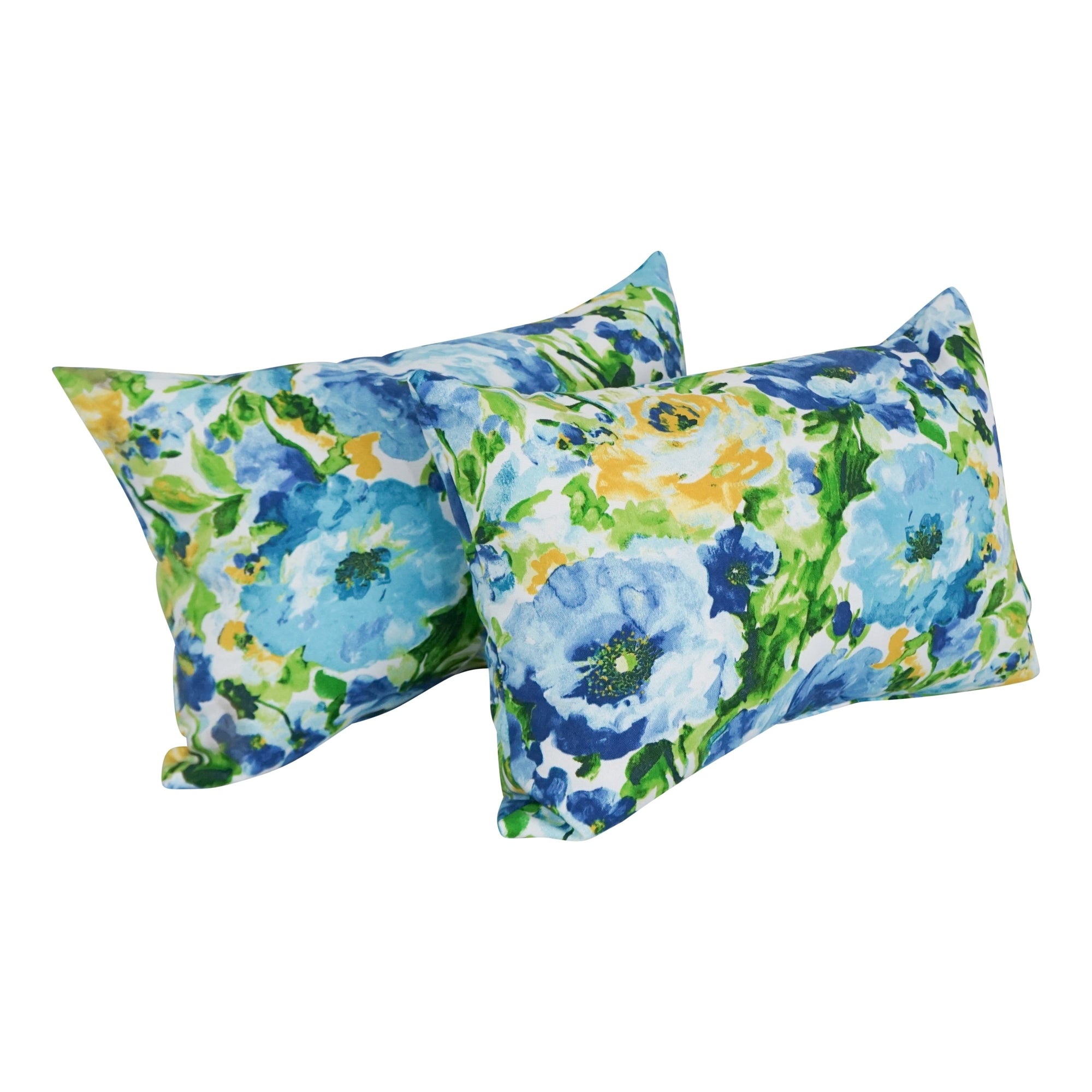 19-inch by 11-inch Outdoor Throw Pillows (Set of 2, Multiple Patterns) - 19 x 11