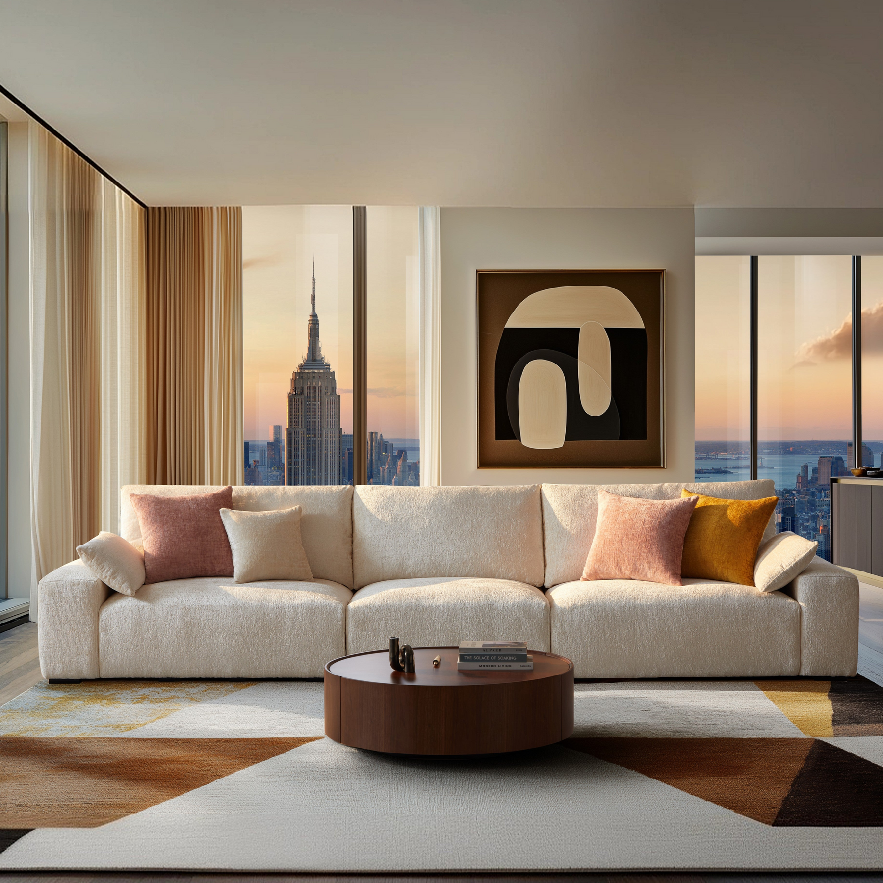 Le canapé jaune de l'Impératrice