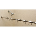 Tringle à rideau de douche ou de fenêtre réglable de 1 pouce montée sur tension