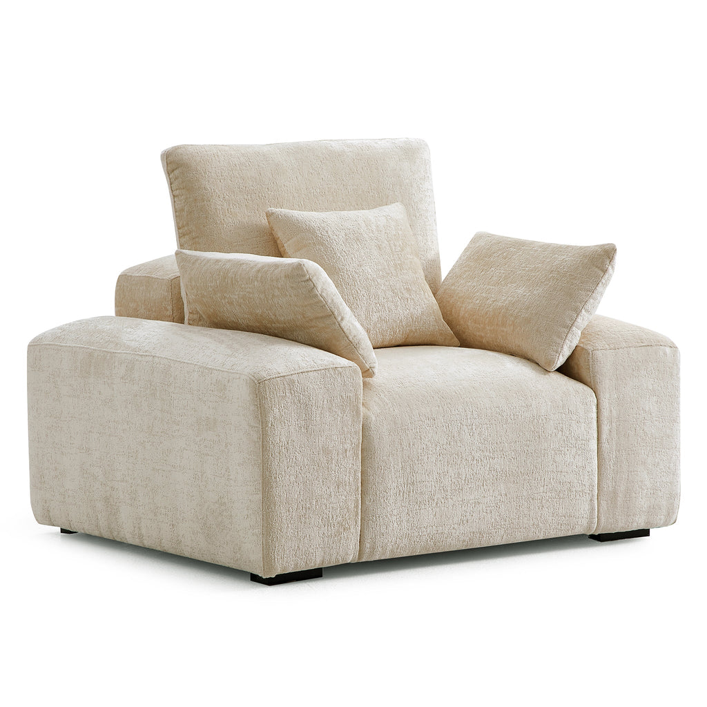 L'ensemble de canapés beiges Empress