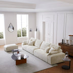 Le canapé et le pouf gris Empress