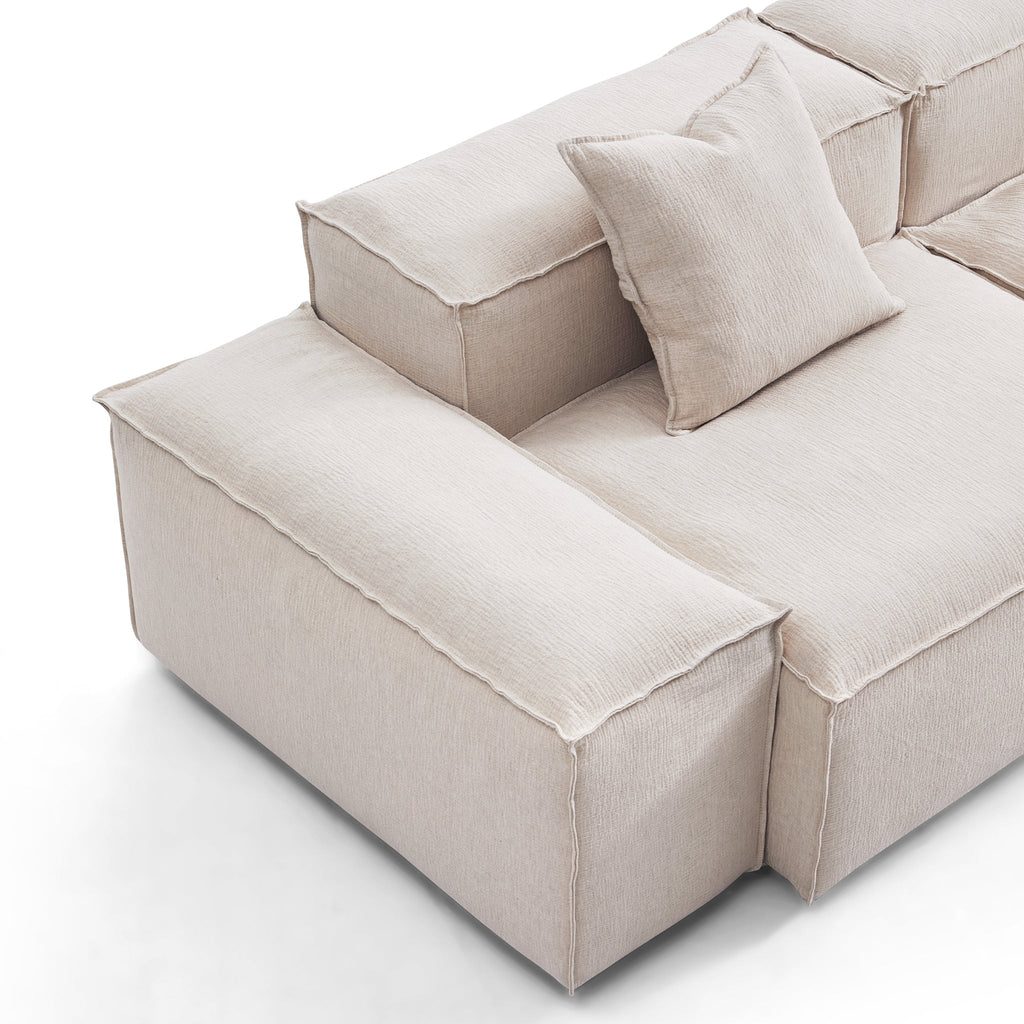 Canapé d'angle modulaire Freedom kaki