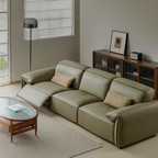 Elara Top Grain Leather Power Recliner Sofa