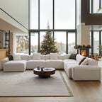 Canapé sectionnel en U beige Freedom Modular