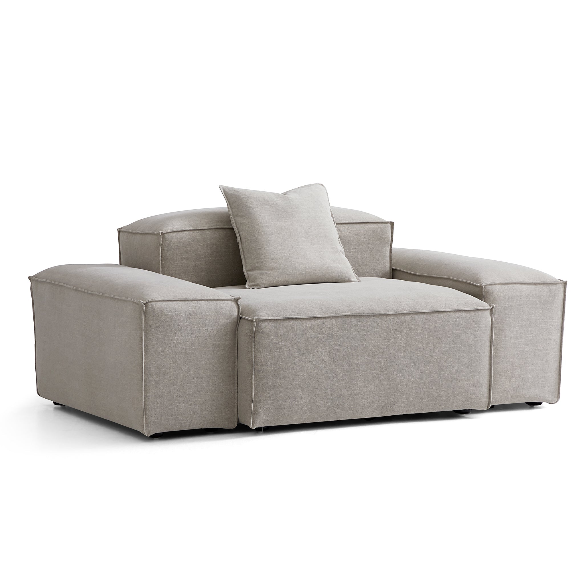 Fauteuil d'appoint modulaire Freedom beige