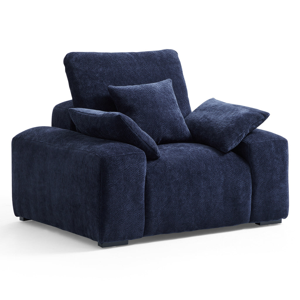 L'ensemble de canapés bleu marine Empress