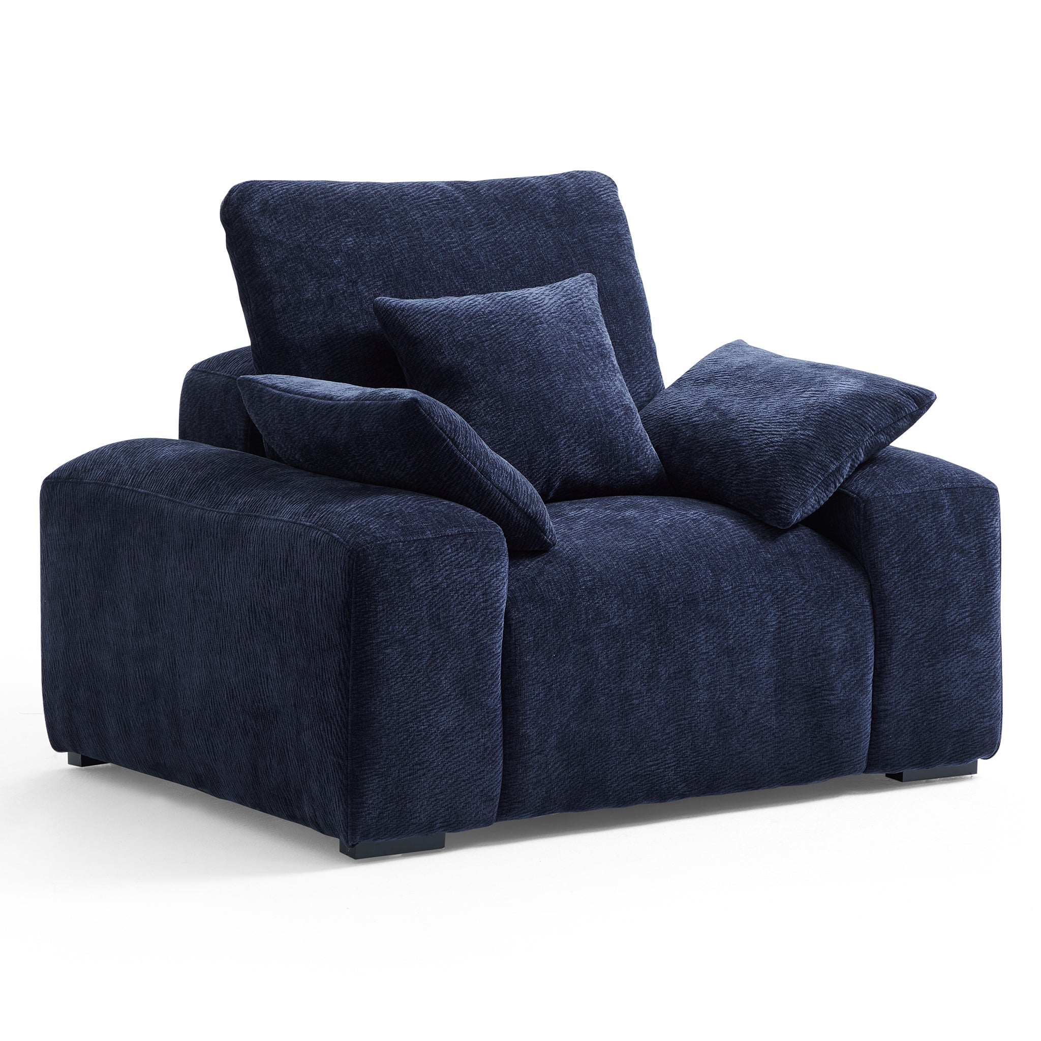 L'ensemble de canapés bleu marine Empress