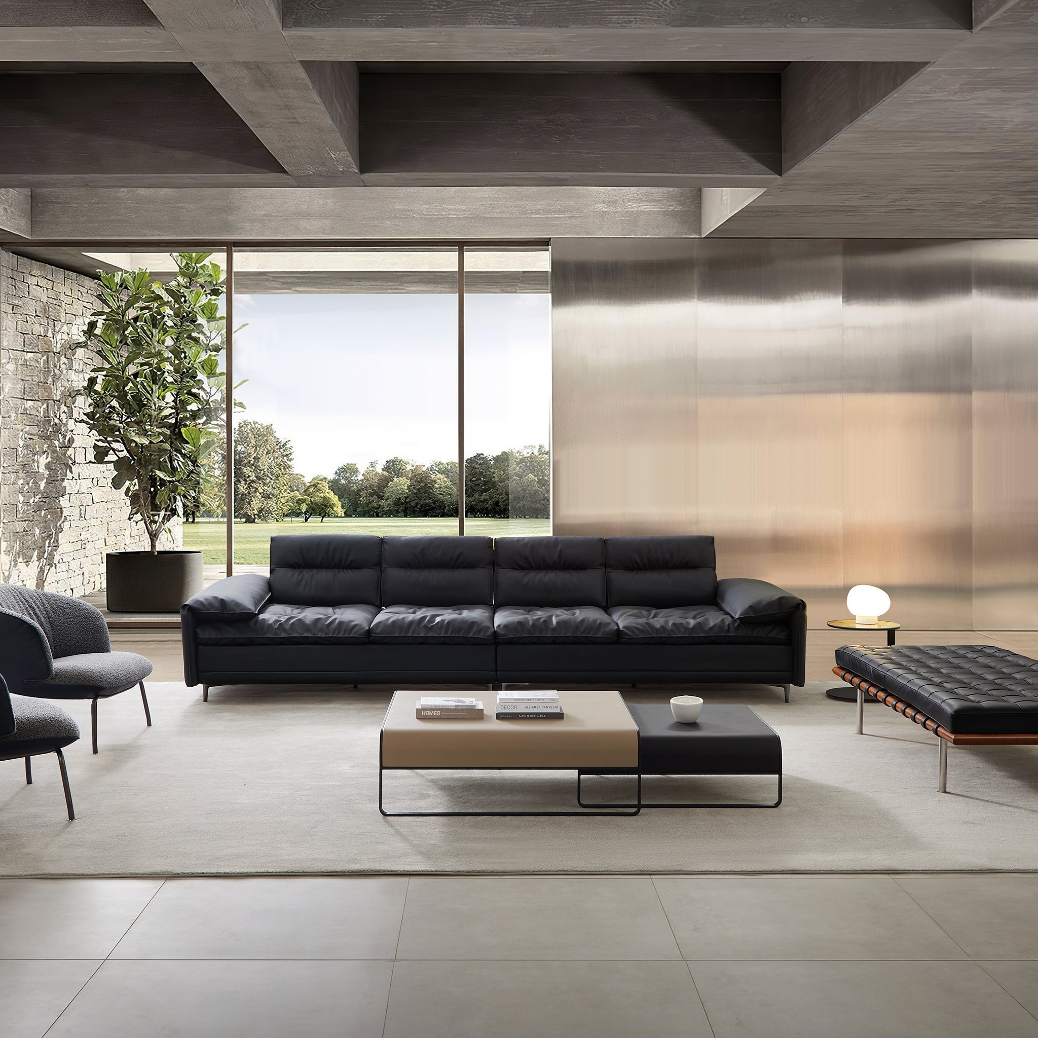 Ensemble de tables basses Duo moderne