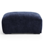 Le canapé et le pouf bleu marine Empress