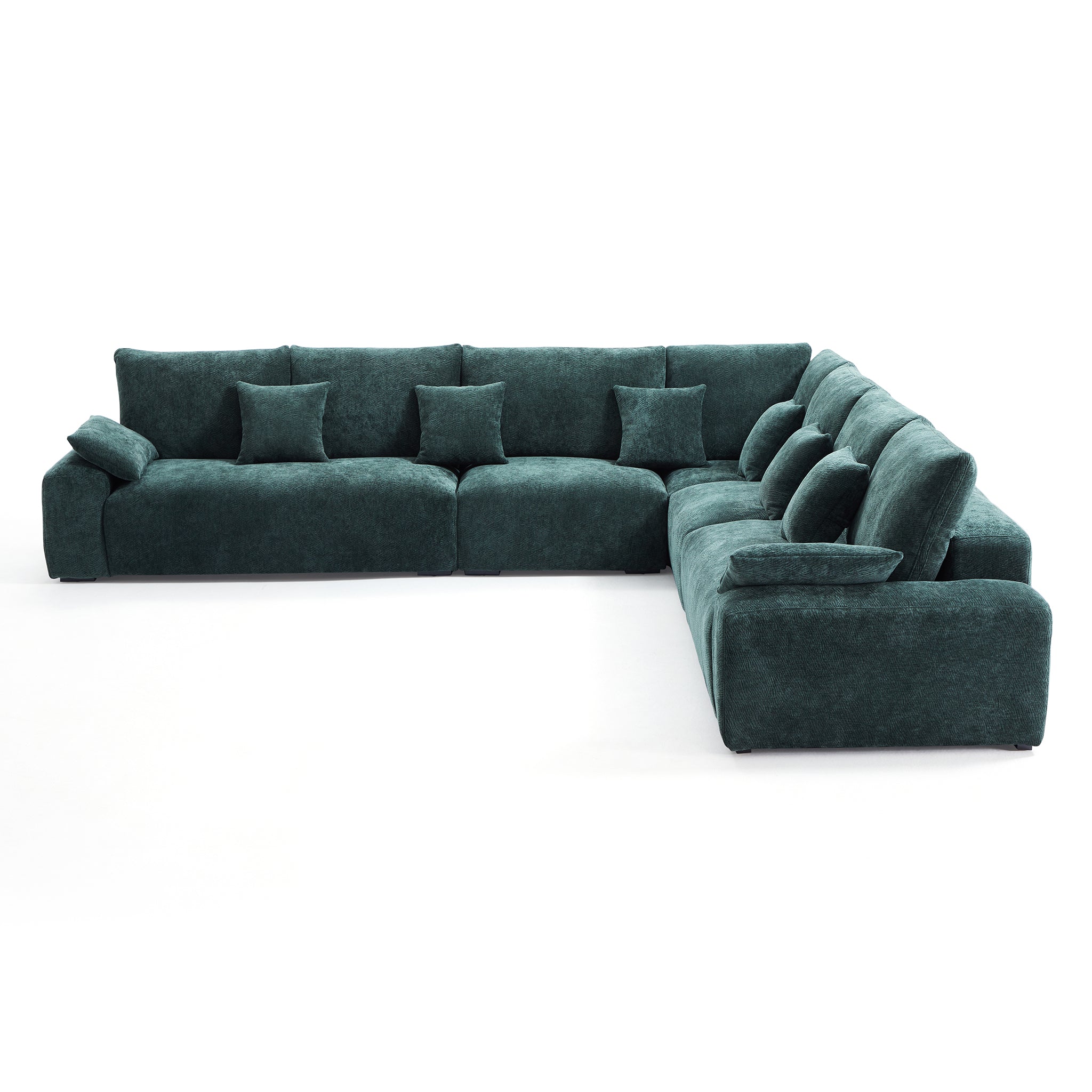 Le canapé d'angle Empress Green