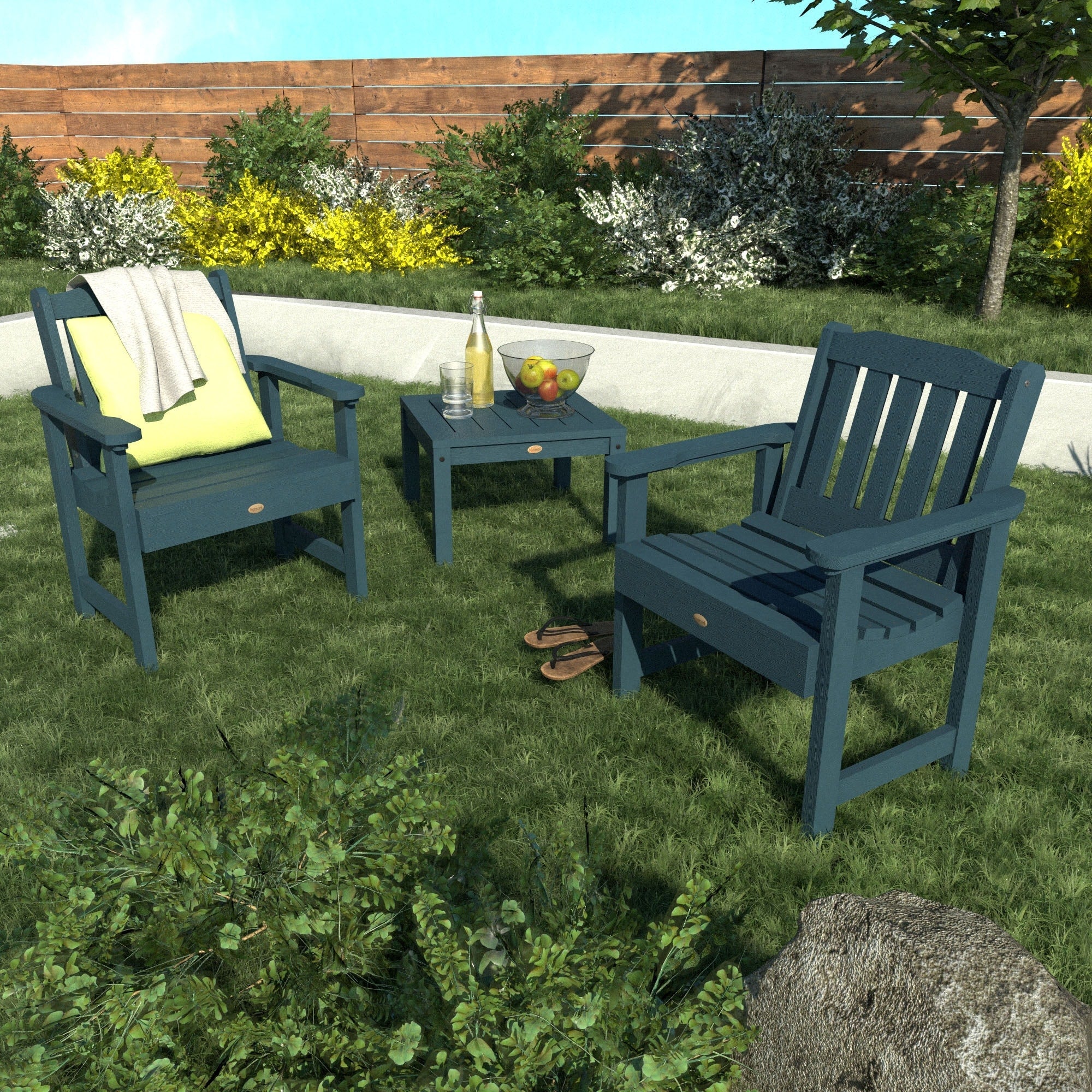 Ensemble de conversation avec chaises de jardin HIGHWOOD Lehigh