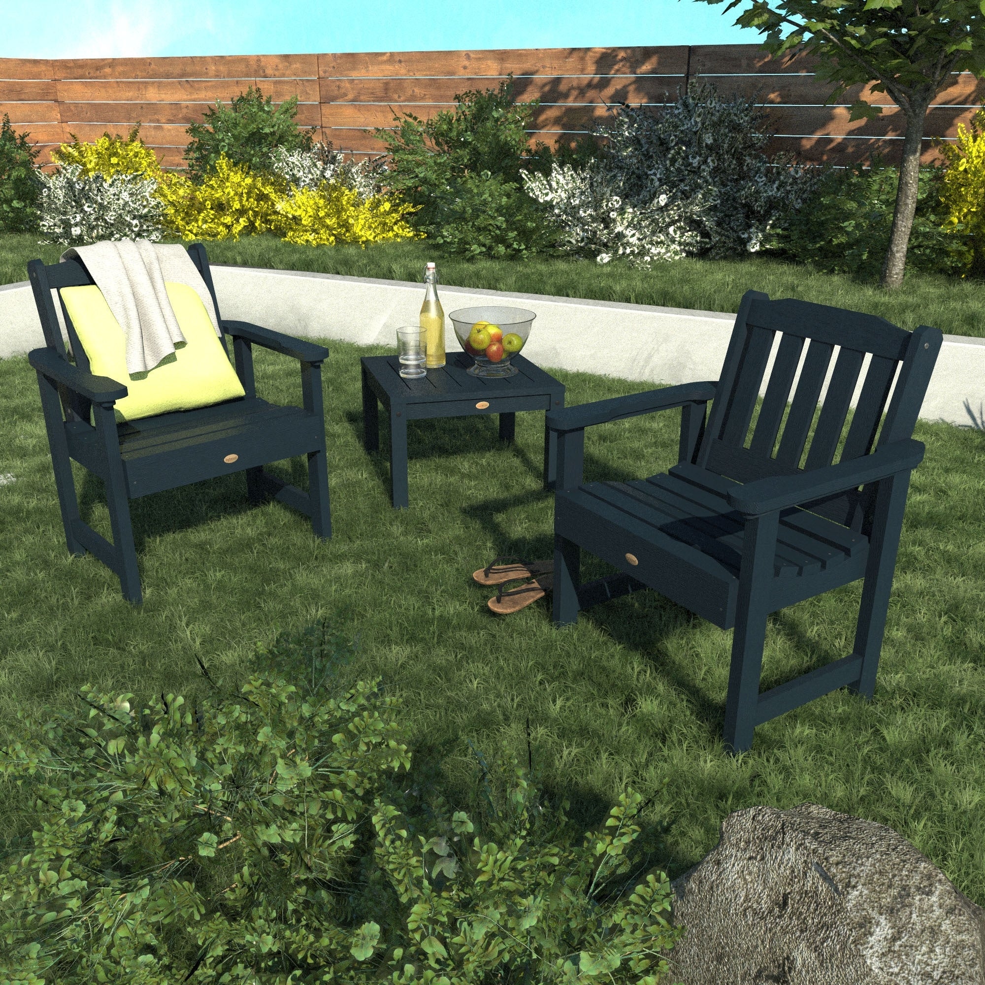 Ensemble de conversation avec chaises de jardin HIGHWOOD Lehigh