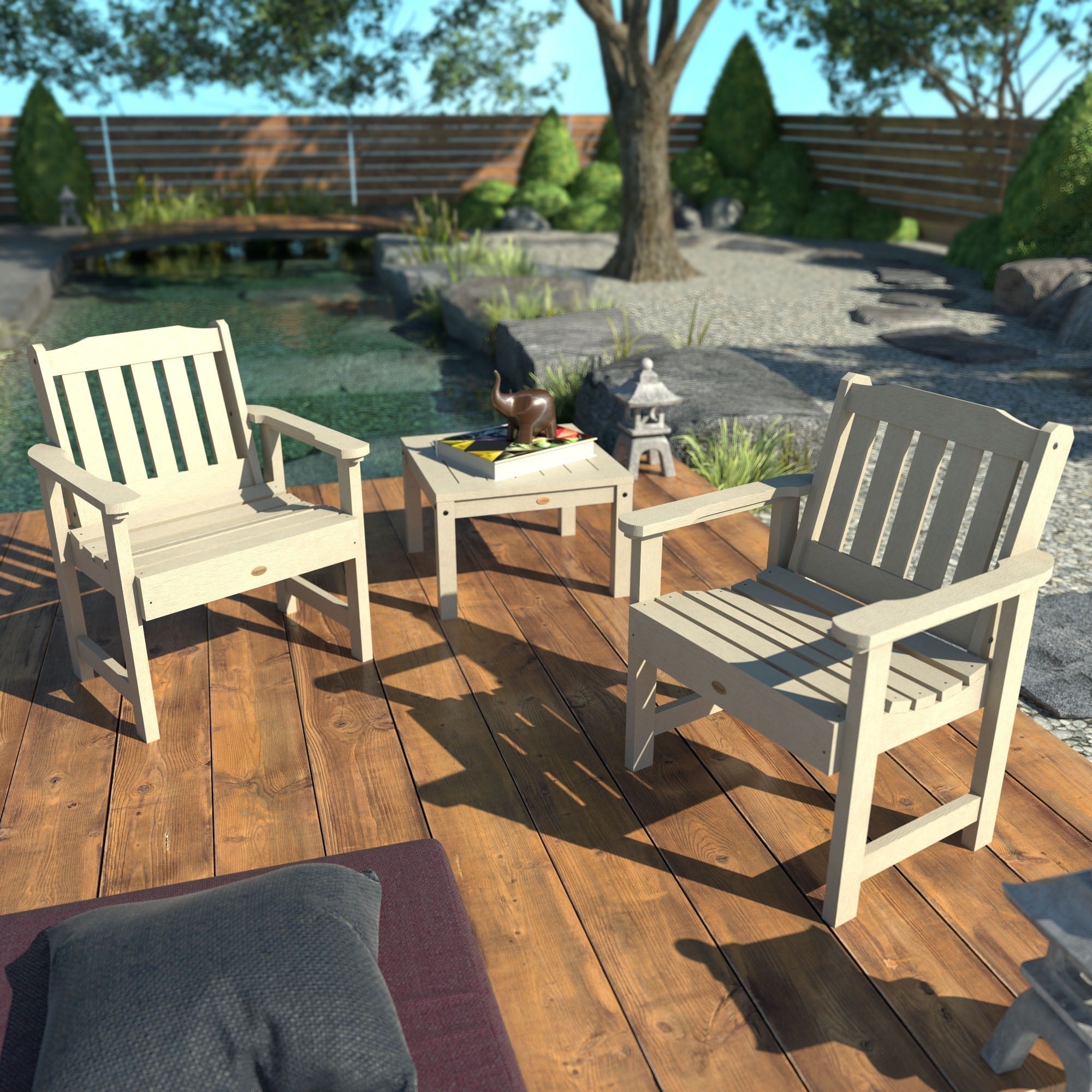 Ensemble de conversation avec chaises de jardin HIGHWOOD Lehigh