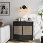 Luminaires de salle de bain vintage à 2 lumières