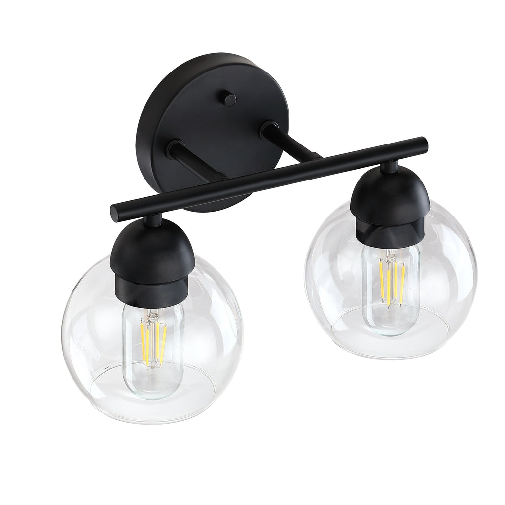 Luminaires de salle de bain vintage à 2 lumières