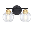 Luminaires de salle de bain vintage à 2 lumières