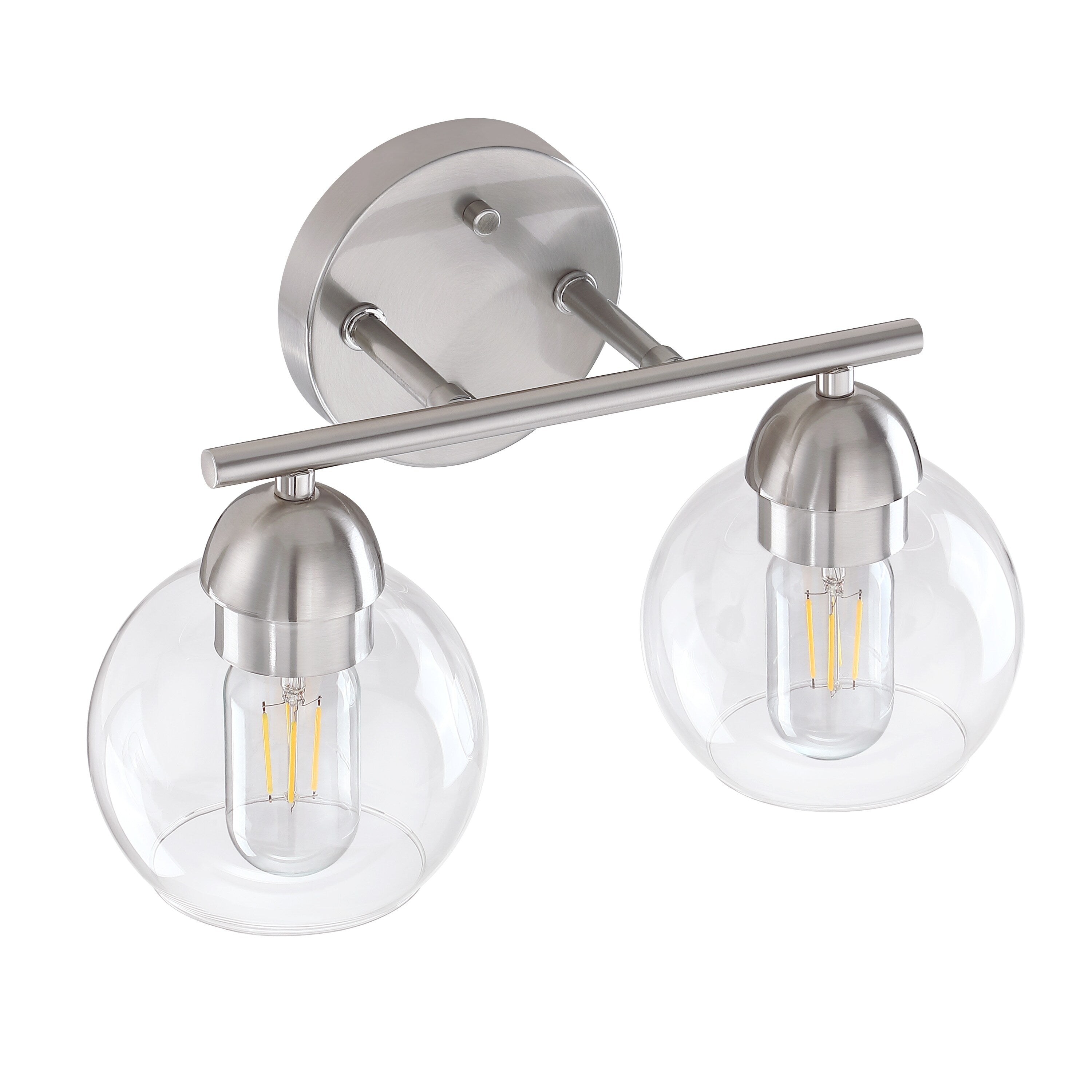Luminaires de salle de bain vintage à 2 lumières