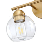 Luminaires de salle de bain vintage à 2 lumières