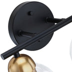Luminaires de salle de bain vintage à 2 lumières
