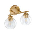 Luminaires de salle de bain vintage à 2 lumières