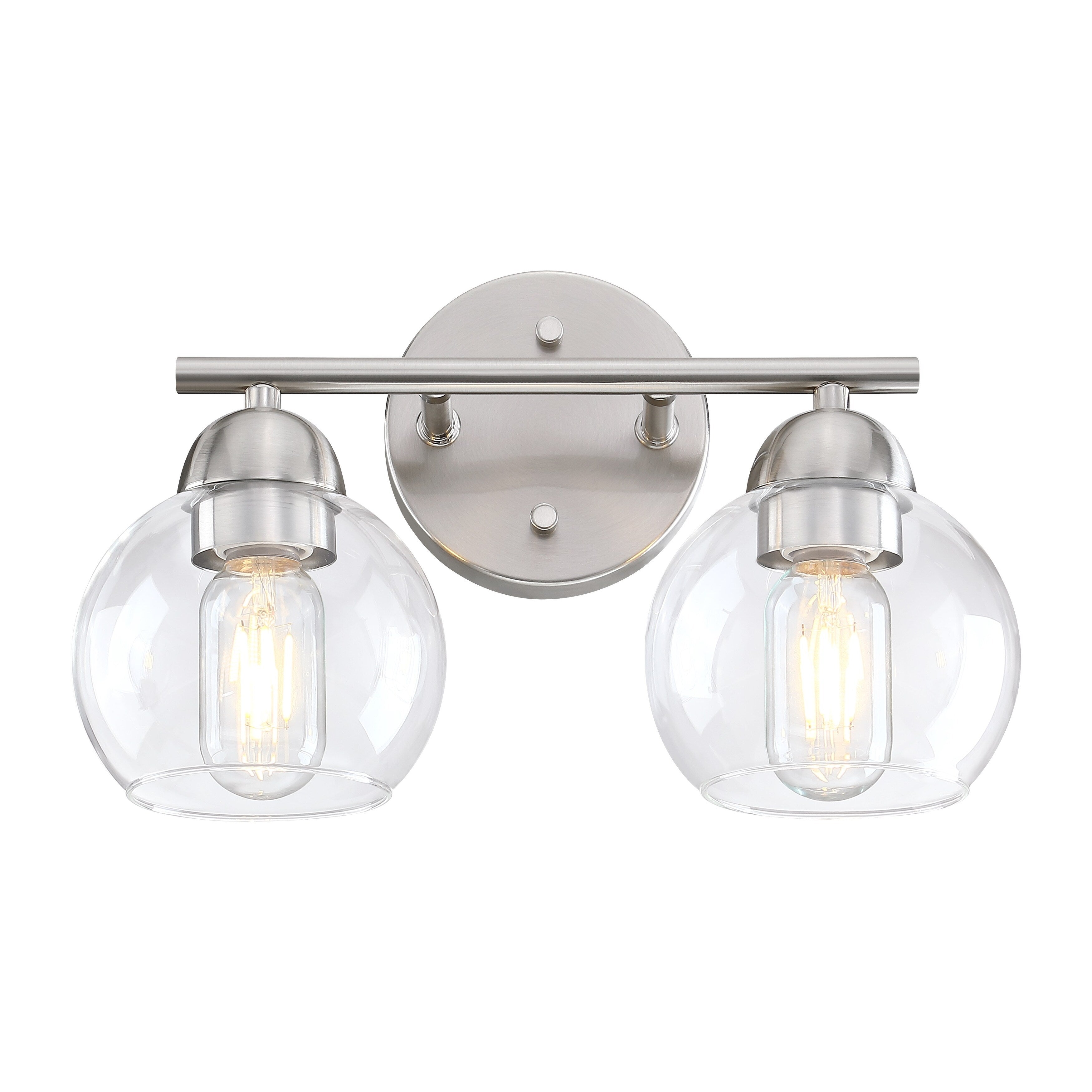 Luminaires de salle de bain vintage à 2 lumières
