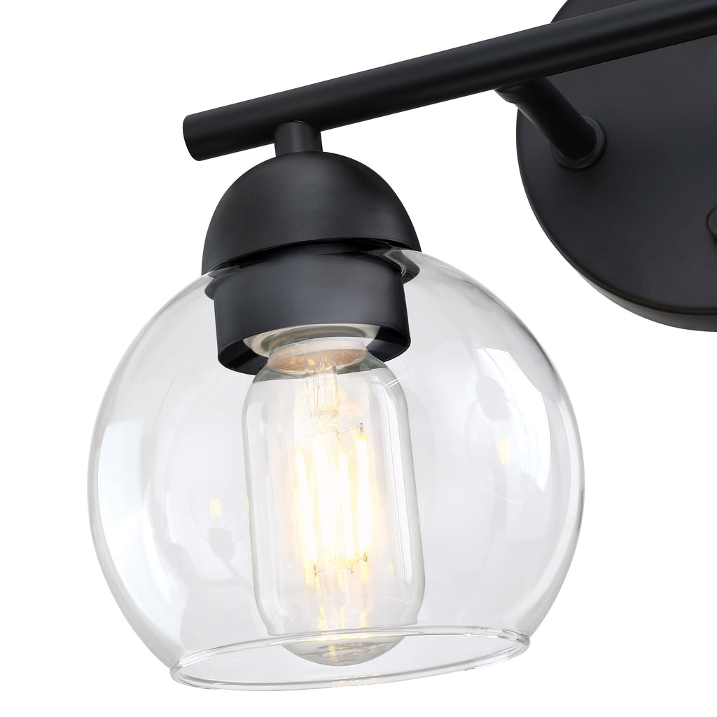 Luminaires de salle de bain vintage à 2 lumières