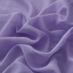 HLC.me Lot de 2 rideaux de fenêtre semi-transparents à œillets pour chambre à coucher et salon