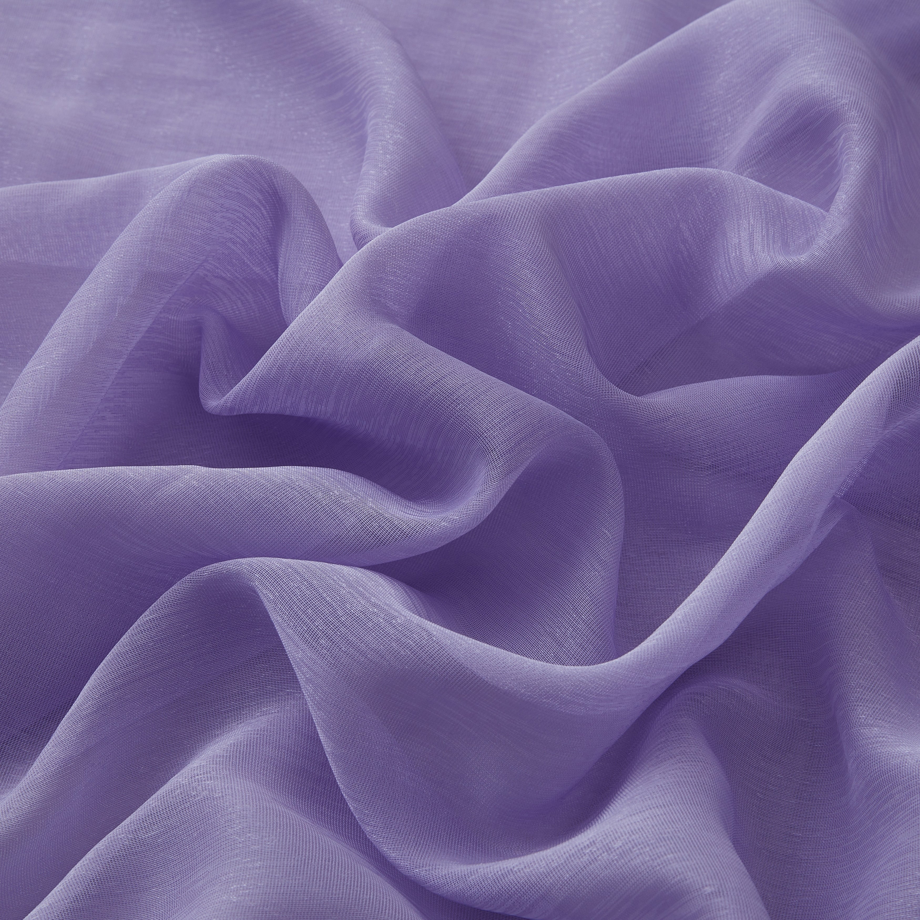 HLC.me Lot de 2 rideaux de fenêtre semi-transparents à œillets pour chambre à coucher et salon