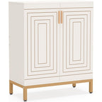 20 Pairs Modern Shoe Storage Cabinet with Doors, 6-Tier Freestanding Entryway Shoe Organizer Rack