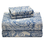 Parure de draps Pointehaven en coton à motif cachemire bohème