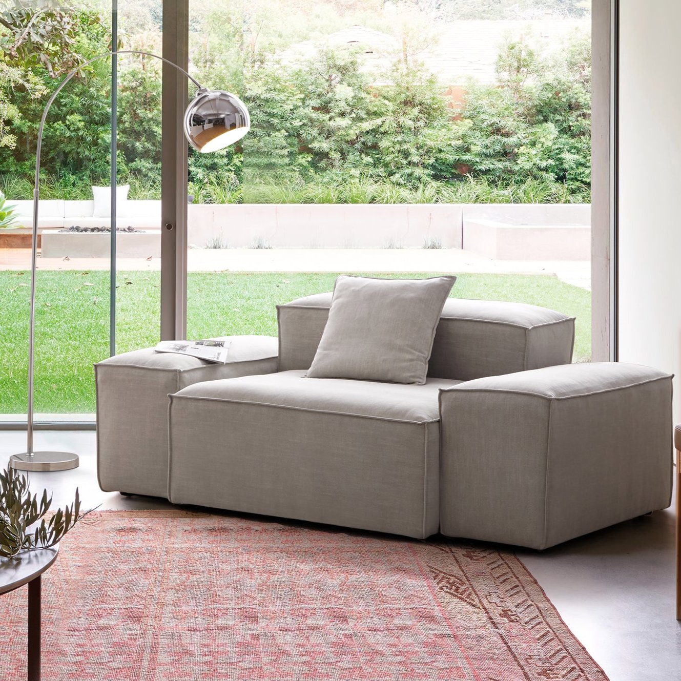 Fauteuil d'appoint modulaire Freedom beige