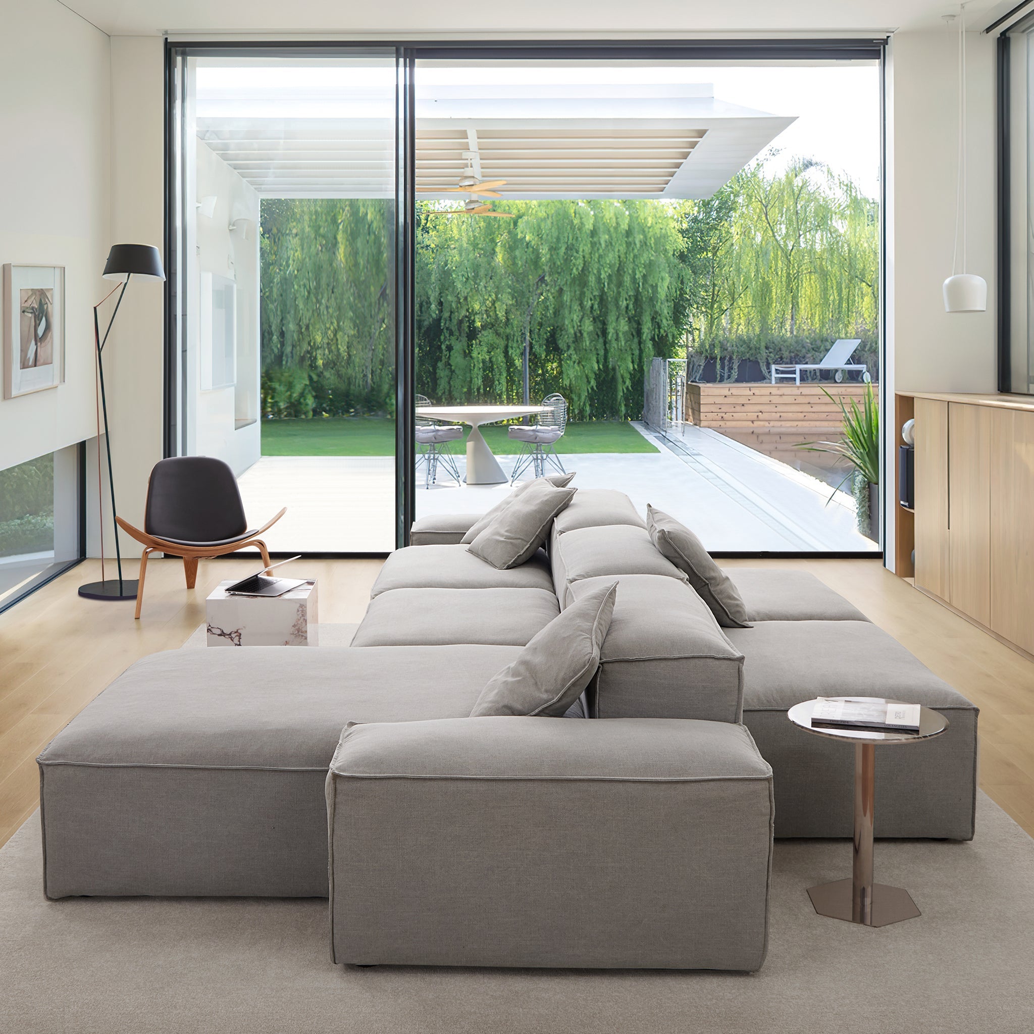 Canapé sectionnel double face Freedom Modular New Gray