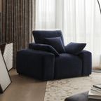 Le fauteuil bleu marine Empress