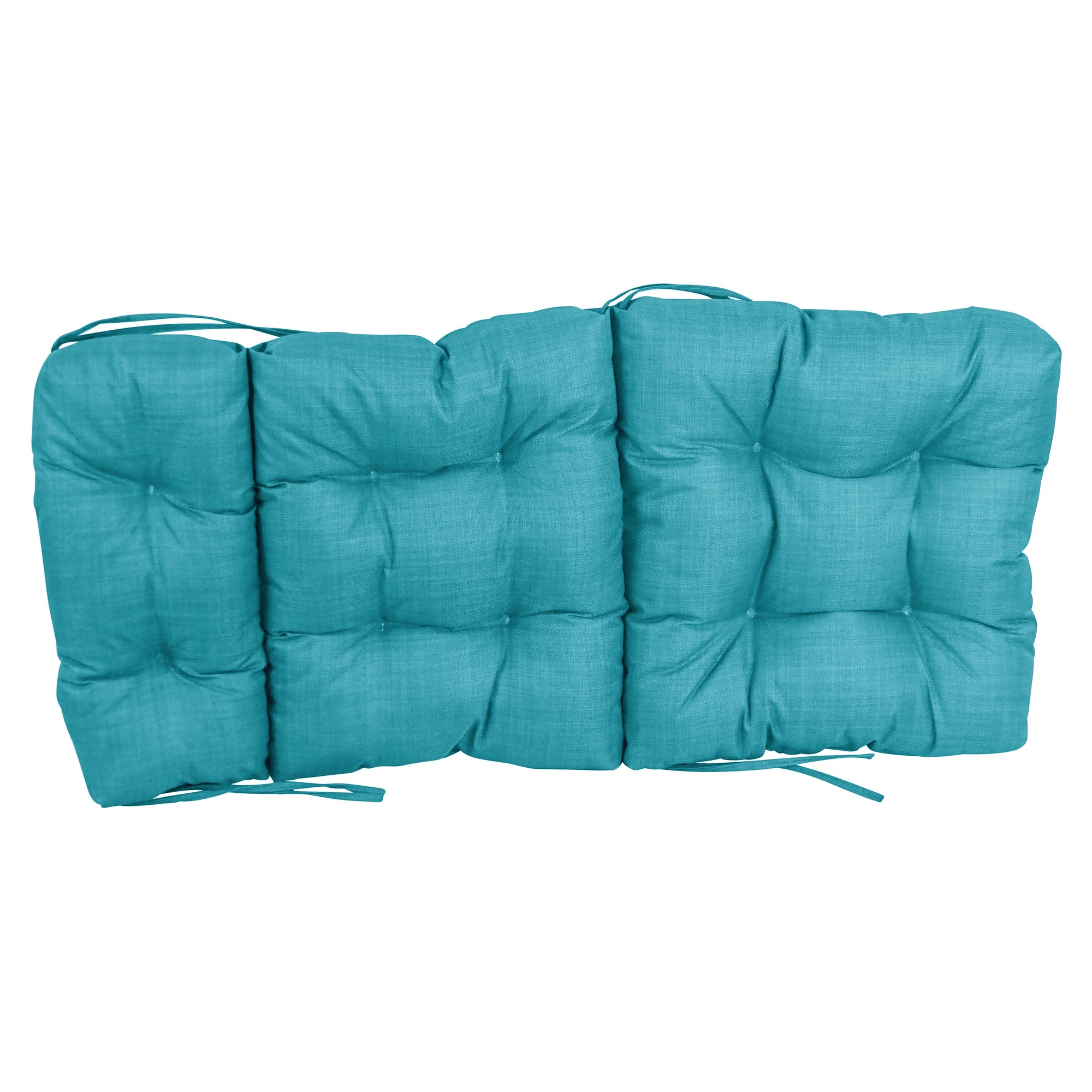 Multi-section Tufted Outdoor Seat/Back Chair Cushion (Multiple Sizes)