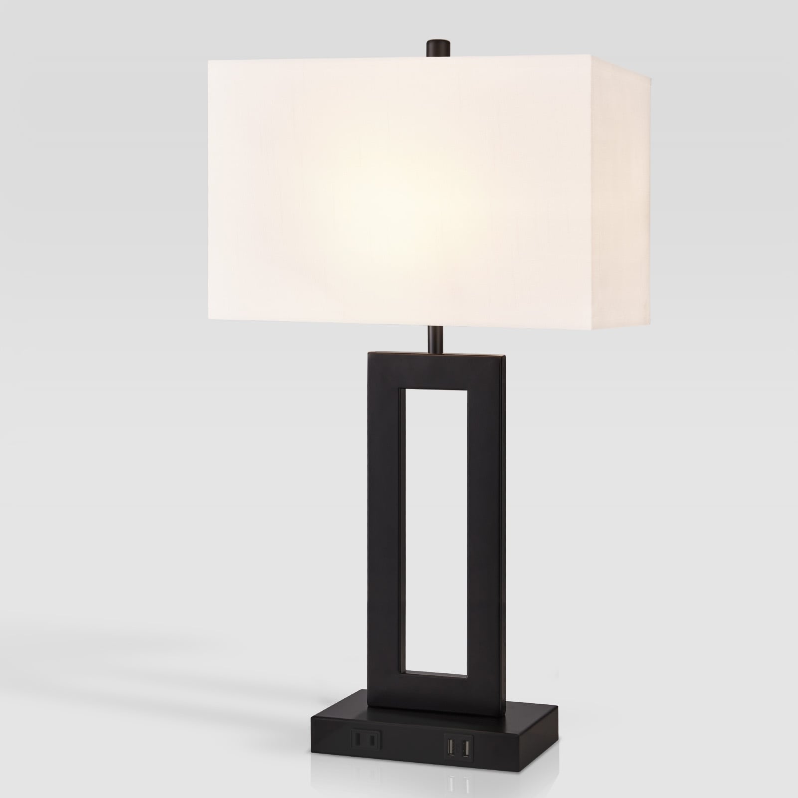 Ensemble de 22 lampes de table USB grises à commande tactile